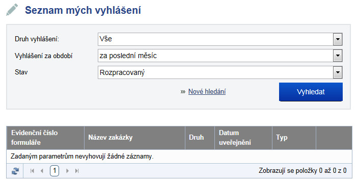 Odeslání online formuláře k uveřejnění elektronický podpis Po vyplnění formuláře uživatel tlačítkem Ke schválení aktivuje elektronický podpis, kterým musí uživatel daný formulář podepsat a odeslat k