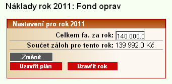 pro správné zobrazování průběžné bilance. V dalším kroku proto zkontrolujeme, zda máme pro rozdělování statických nákladů zvolen stejný klíč, jako pro jejich plánování.