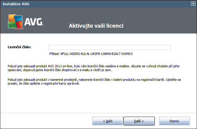 Souhlasím. Tlačítkem Verze pro tisk můžete v novém okně zobrazit verzi určenou pro tisk. Upozornění: Později v průběhu instalace si budete také moci zvolit další jazyky pro rozhraní aplikace. 3.2.