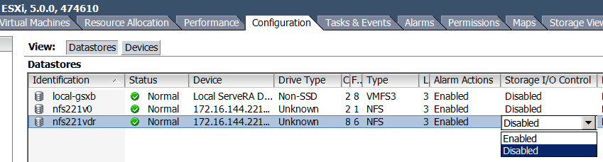 Automatization Storage I/O Control (SIOC) Automatická identifikace a definice meze citlivosti pro