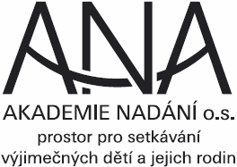 1. Činnost ANA za rok 2010 Dny otevřených dveří (11.-13.2.) Herní kluby jsou kroužky pro nadané a dvakrát výjimečné děti, kde si sice přicházejí hrát a odreagovat se, ale hra je zde spíše prostředkem pro komunikaci.