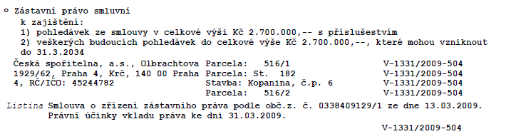 IV. Předmětem dražby jsou nemovitosti povinného: Shora uvedené nemovitosti tvoří jeden funkční celek a budou draženy s příslušenstvím a součástmi jako jeden celek. V.