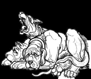 Hádes, bůh podsvětí, dovolil Heraklovi psa chytit, pokud to dokáže holýma rukama.