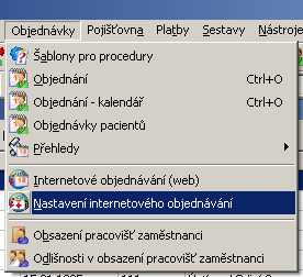 Vybrané moduly a funkce programu 103 lékaři objednávat pacienty na vyšetření u spolupracujících lékařů, pacientům objednávat se na vyšetření k lékařům, kteří jim k tomu dají oprávnění.