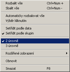 58 Medicus Komfort přetáhnout do levé nebo pravé lišty (doku). Z kontextového menu nad přehledem oken lze dané okno buď aktivovat nebo zavřít.