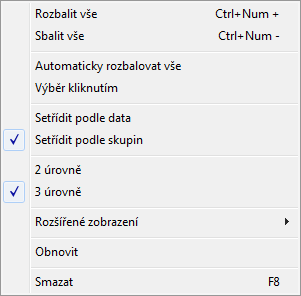 Vybrané moduly a funkce programu 8.2.