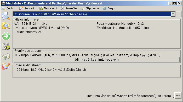 Ukažme si, jak to bude probíhat v nejjednodušším případě. 1. vlevo nahoře vybereme v Select the Output Container položku swf or flv (Flash) 2.