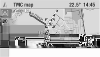 40 Navigace Zobrazí se nabídka Info (Informace) pro nastavení navigace.