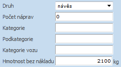 NOVINKA VÝPOČET SPOTŘEBY PRO NÁVĚSY Novinka výpočet spotřeby pro návěsy Tato novinka přináší další možnosti v oblasti výpočtů spotřeby nákladních vozidel.