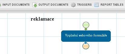 9. Případová studie - implementace Obrázek 9.1: Automatizovaný proces v aplikaci ProcessMaker 9.1.2 Zaslání zprávy Po vyplnění reklamačního formuláře je uživateli zaslána emailová zpráva.