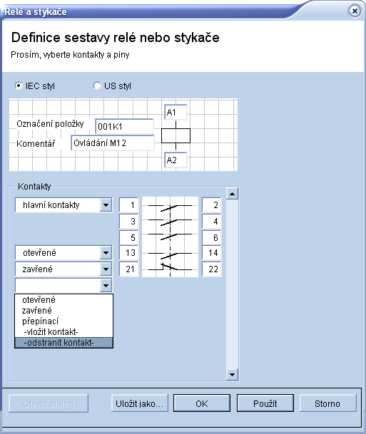 Jak hromadně označit kabelové žíly 1. Rozbalte příslušný kabel (např. W20) a označte všechny potřebné žíly. a. Pokud již máte symboly žil vložené ve schématu, přetáhněte označené žíly ze stromu na tyto symboly.