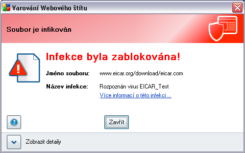 6.4. Spuštění testu celého počítače Jelikož existuje jisté riziko, že virus byl na váš počítač zavlečen již před instalací AVG 9 Internet Security, doporučujeme bezprostředně po instalaci spustit