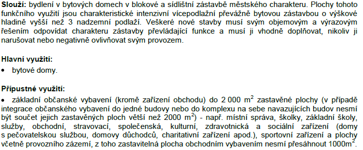 3. Územní plán Předmětný pozemek se dle platného územního plánu Ostravy nachází