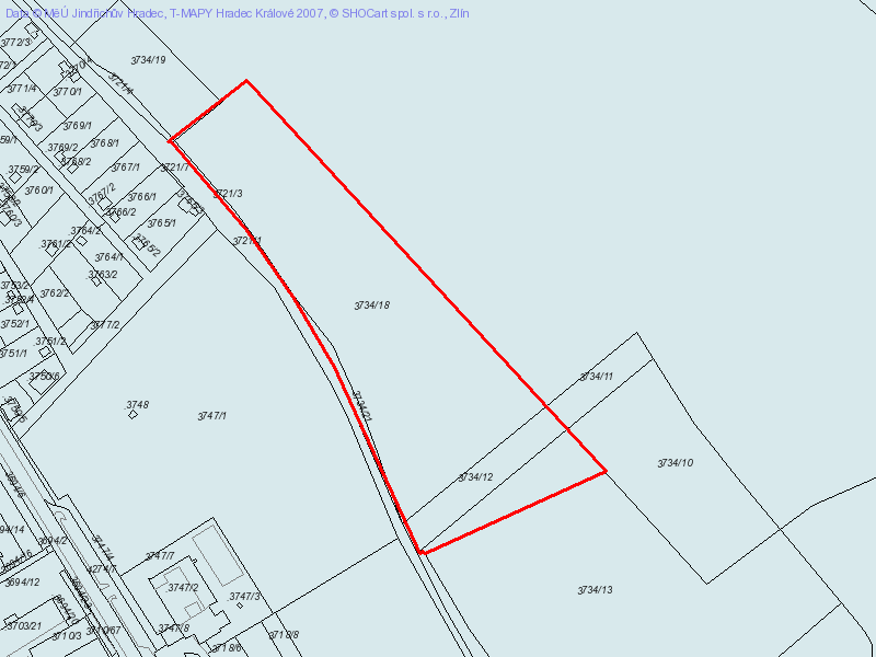 Parcela Výměra [m2] ZUV Druh pozemku Způsob využití Ochrana LV Mapa Řízení 3734/18 20868 Ze souřadnic v S-JTSK ostatní plocha jiná plocha menší chráněné území 612 DKM Z-7264/2007-303 A Oprávněný