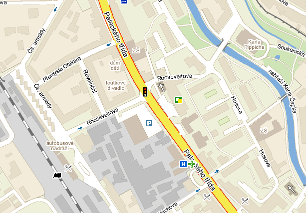 Kde nás najjdete Centrum pro zdravotně postižené se nachází v Revoluční ulici v Chrudimi, v blízkosti autobusového a vlakového nádraží.