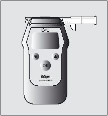 Účel použití Pro rychlé měření obsahu alkoholu v krvi člověka prostřednictvím stanovení koncentrace alkoholu v jeho dechu. Určeno pro mobilní použití s bateriemi.