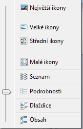 Počítač (ve starších verzích Průzkumník, Tento počítač) Uspořádat vybranou složku Zahrne vybrané složky do knihovny Vytvoří novou prázdnou složku