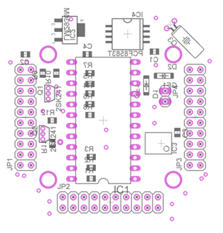 Obr. 10: PCB modulu čidel 2.