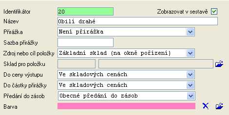 10 Výroba - míchání směsí Do částky přirážky Předání