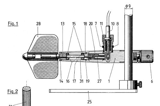 příprava pro měření Hydrometrcké vrtle a měření s nm Vrtle Ott C- Údržba: klíčem 1 vyšrobovat matc 14, vyjmot sestav osy vylít olej z dtny těla, vypláchnot technckým benzínem sestav osy vložt do