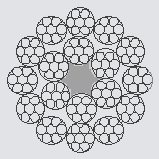 Příklady technických parametrů lan Lana 17x7/18x7-(17x7-WSC,FC, 18x7-WSC,FC) Lana z těchto struktur jsou nabízena v řadě průměrů 4-28 mm; jsou to lana se sníženým otáčením, která jsou používána