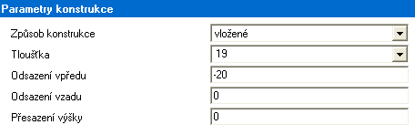 2.4.2 Postup řešení ukázky 4 Krok 1, rozměry skříně Přizpůsobit rozměry Při konstrukci kancelářských skříní se pracuje s výškovými jednotkami HE. Výškové jedmnotky HE definují také výšku čela zásuvky.