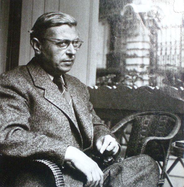 JEAN PAUL SARTRE - francouzský filozof, publicista a spisovatel, který odmítl Nobelovu cenu, která mu byla udělena v roce 1964.