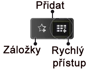 Při prvním otevření prohlížeče se zobrazí předdefinované webové stránky (viz obrázek výše).