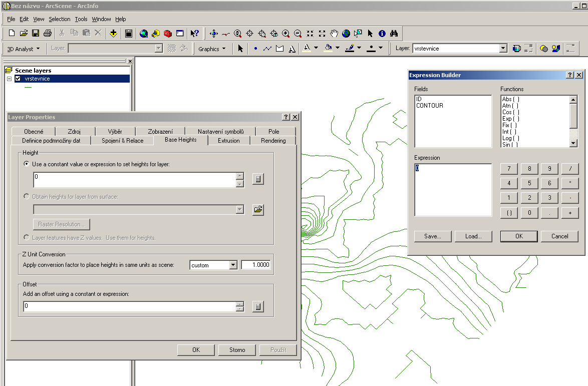 Cvičení ke kapitole 5 Z disku N:\ si překopírujte data \dmt\cviceni5\ na disk D:\ Zpracování bude probíhat v programu ArcMap s nadstavbami 3D Analyst a ArcScene.