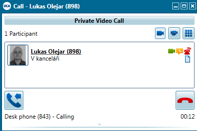 MITEL - Unifikované komunikační řešení Unified Communication Advanced (UCA) Prezence Instant Messaging Dynamický status