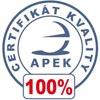 Obrázek 29 Logo APEK certifikovaný obchod [48] Certifikát kvality O získání APEK se může ucházet každý držitel značky Certifikovaný obchod.