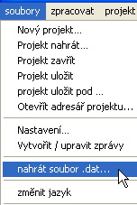 23 data). Mohou být nahrány soubory *.dat regulace UVR1611 (od verze A3.25), regulace UVR16x2 (od verze V1.04), CAN-I/O Modulu (od verze A2.02), CAN-BC (od verze A1.10) a CAN-EZ (od verze A1.03).