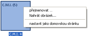 Nová stránka (jen CAN-TOUCH, online-schéma C.M.I.