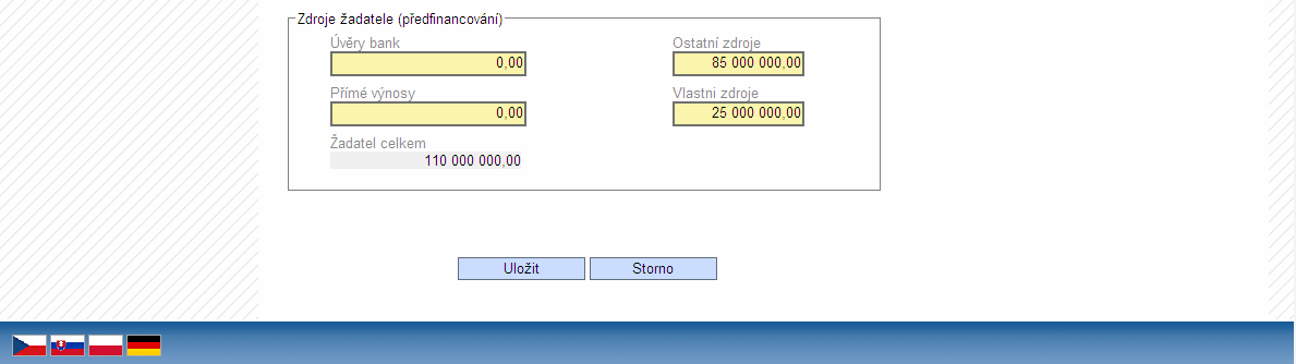 realizaci projektu budou použity z rozpočtů krajů Obecní rozpočty - Prostředky v uvedené měně, které na realizaci projektu budou použity z rozpočtů obcí Státní fondy -