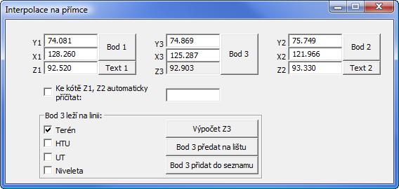 Kapitola 7 Práce s mapou opatřenou výškopisem V předchozích kapitolách byl popsán postup odečtu ze situačních map provedených ve 2D a bez výškopisu.