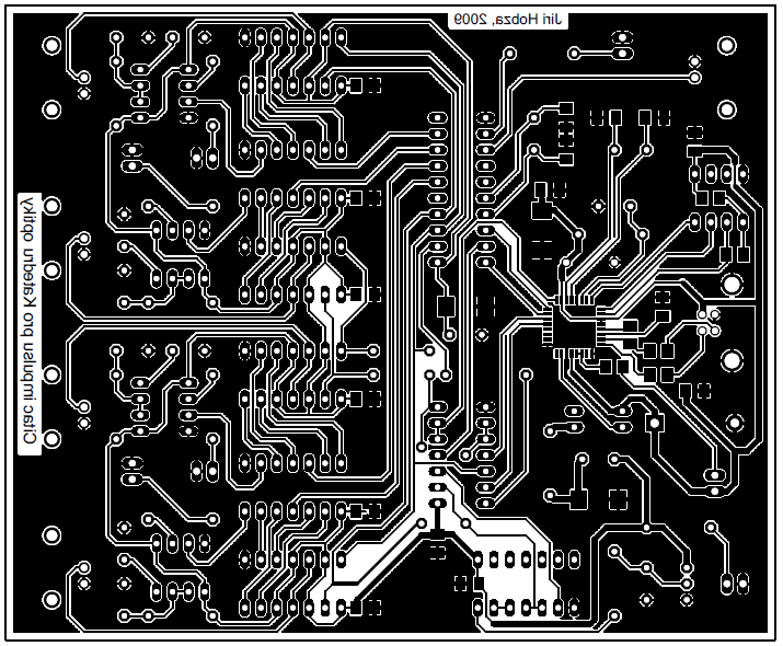 4.1.2 Návrh DPS Návrh DPS jsme provedli v programu Eagle (Easily Applicable Graphical Layout Editor) od vývojářské firmy Cadsoft. Instalační soubor tohoto programu čtenář nalezne na doprovodném CD.