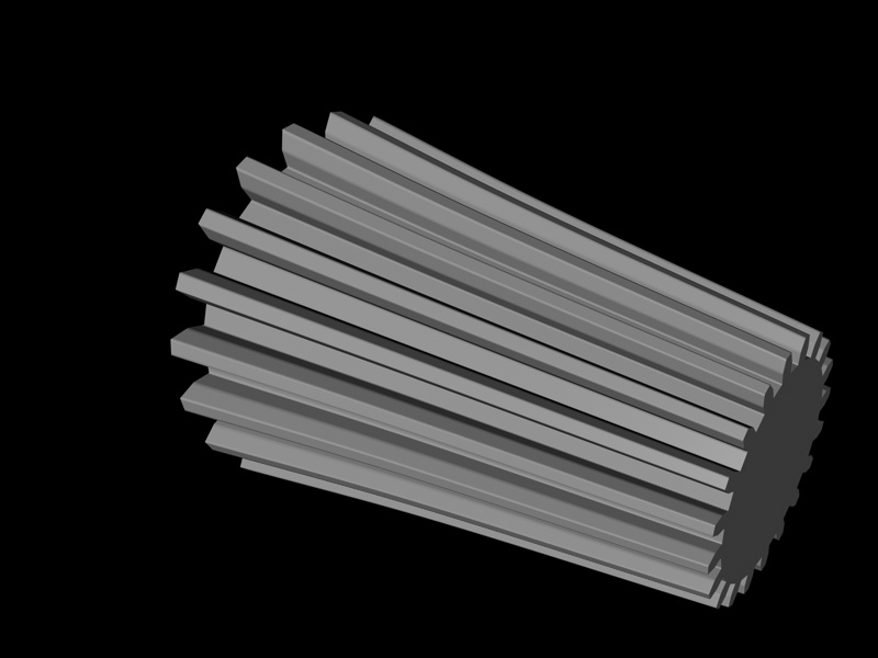 Cv. 8 Symetrie Potažení NURBS 1. Symetrie se věnuje umísťováním objektů kopií v určitém směru a souřadnicích. Na obrázku vyhotovený anuloid je pomocí symetrie překopírován v rovině ZY.