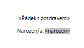 V nabídce vybereme typ dokumentu Dopis a přejdeme na další krok stisknutím odkazu Další: Počáteční dokument. Můžeme vybrat nějakou šablonu nebo již dříve vytvořený dokument.