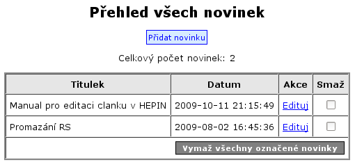 Z výše uvedených možností zpravidla využijete Téme, Slovní spojeni.., Level článku, Související anketa a Související články. Máme-li vše napsané a nastavené, tlačítkem Přidat článek uložíme.