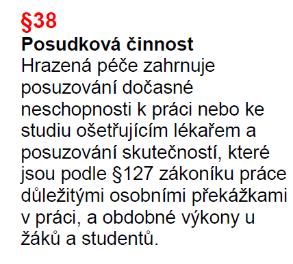 Část pátá Podmínky poskytování zdravotní péče a její úhrady Zdravotní péče hrazená ze zdravotního pojištěn 13 (1) Ze zdravotního pojištění se hradí zdravotní péče poskytnutá pojištěnci s cílem