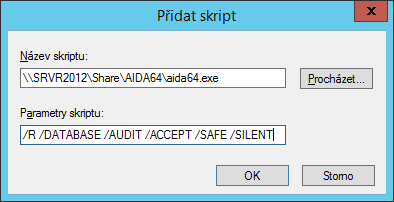 Používání AIDA64 na síti 2.2 UKLÁDÁNÍ ZPRÁV Zprávy můžete ukládat jako samostatné soubory nebo je uložit do databáze.