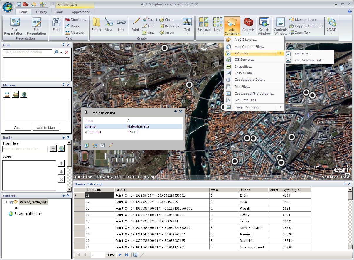 ArcGIS pro výuku Geografický informační systém (GIS) ve výuce na základních a