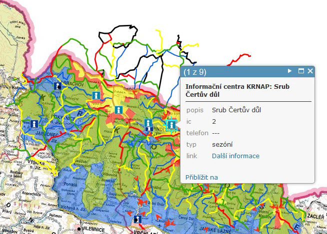 Krok 3: Přidání služby z mapového serveru Při tvorbě mapy se nemusíme omezovat pouze na obsah publikovaný na ArcGIS Online. Data můžeme přidat i z různých mapo vých serverů.