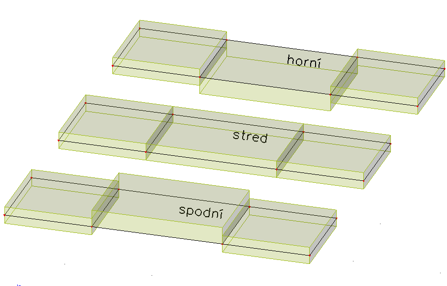 Systémová osa Zadávací rovina desky může být zarovnána se středem, horním okrajem nebo dolním okrajem desky. Tím vnášíme do desky také určitou výstřednost, jako následující parametr excentricita.
