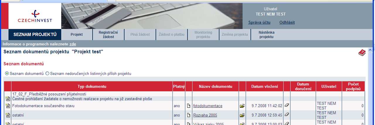 doc, rtf, xls, jpg, gif, png, txt, htm, fo) do maximální velikosti 2 MB. Pozn.: Elektronické přílohy lze zasílat také zkomprimované do formátu.zip.