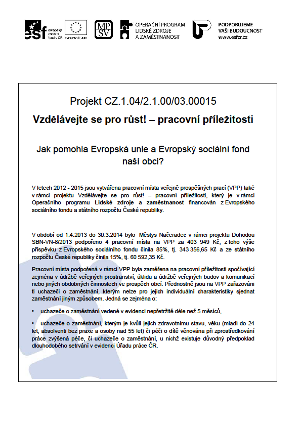 Rada městyse vzala na vědomí informaci bývalého hejtmana Středočeského kraje MVDr. Josefa Řiháka o rezignaci na funkci hejtmana.