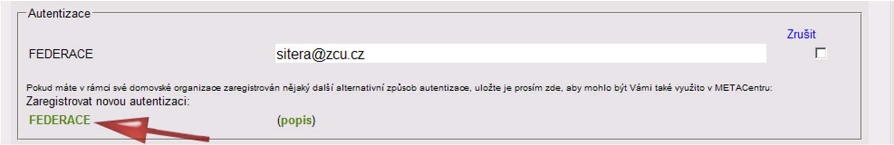 Prodlužování uživatelských kont 2011-2012 Jako každý rok, nutnost požádat o prodloužení účtu (prosinec) V části aktualizace osobních údajů přidat svoji identitu