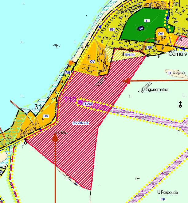 Zadání územní studie Černá v Pošumaví alternativní trasa ŠED 1. Ve vazbě na ustanovení 30 odst. (2) zákona 183/2006 Sb.