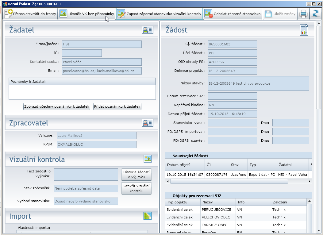 Moduly systému Centrální správce automatizace konfigurace, monitoring a řešení chyb