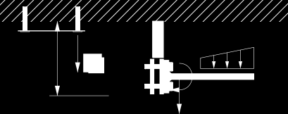 6.4 Úhlový nosník Tra-Wik -PH Supporting bracket Tra-Wik -PH 1 Charakteristické mezní zatížení Tahová síla s ohybem Characteristic breaking load Tensile force with bending T T S N M F Z max.